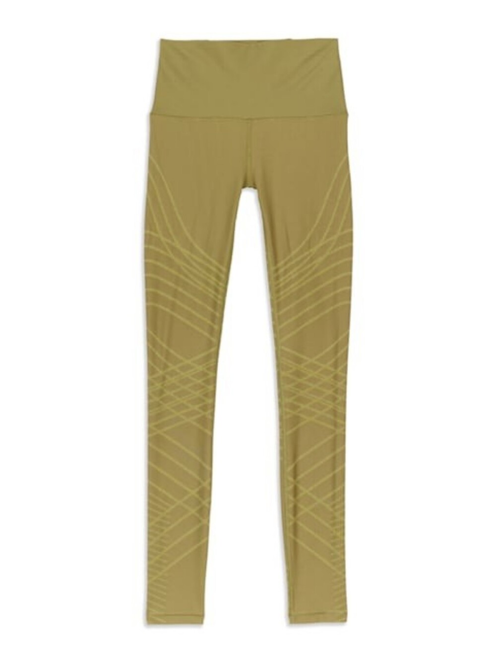Lululemon Mapped Out HR Tight 28” Sense Knit Size 8 Bronze Green